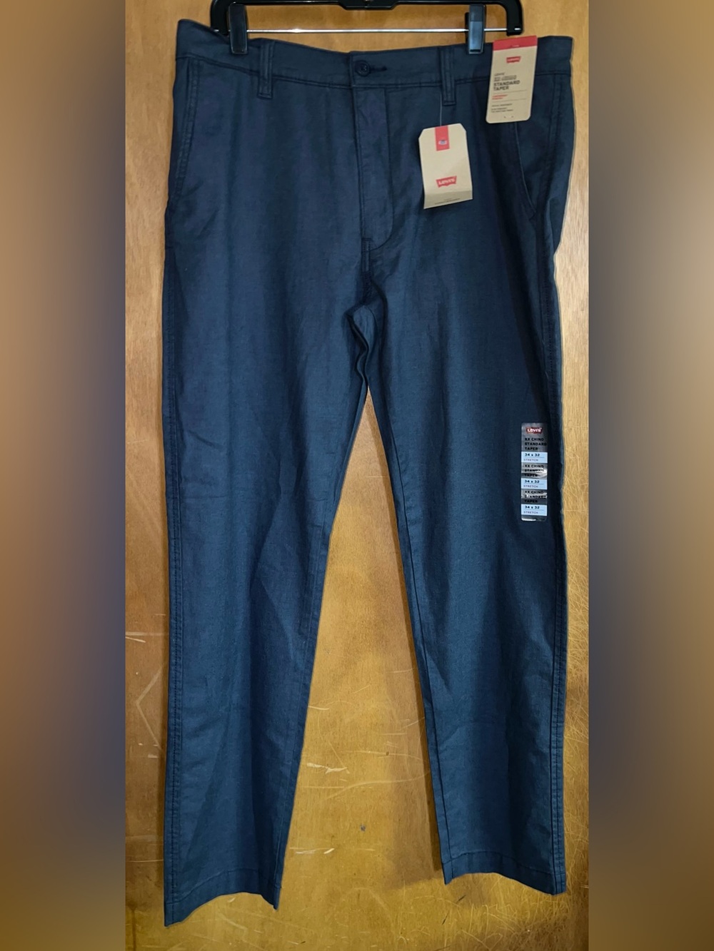Levi's XX Chino Standard Taper Navy. Tag 34x32. Actual measurements 34x31.